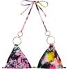 image:imageSteve Madden Womens Adjustable Triangle Bikini Top with Gold Double RingDazy Fields