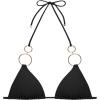 image:imageSteve Madden Womens Adjustable Triangle Bikini Top with Gold Double RingRaven