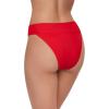 image:imageSteve Madden Womens Banded High Leg High Waist Bikini Bottom with Flirty CoverageCherry
