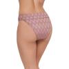 image:imageSteve Madden Womens Banded High Leg High Waist Bikini Bottom with Flirty CoverageChevron Shine Orchid