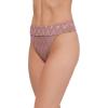 image:imageSteve Madden Womens Banded High Leg High Waist Bikini Bottom with Flirty CoverageChevron Shine Orchid