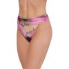 image:imageSteve Madden Womens Banded High Leg High Waist Bikini Bottom with Flirty CoverageSuper Bloom