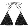 image:imageSteve Madden Womens Basic Tie Halter Triangle Bikini TopDarling Dot