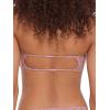 image:imageSteve Madden Womens Cutout Bandeau Bikini Top with Gold BeadsChevron Shine Orchid
