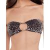 image:imageSteve Madden Womens Cutout Bandeau Bikini Top with Gold BeadsPurfection