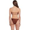 image:imageSteve Madden Womens Cutout Bandeau Bikini Top with Gold BeadsShine Bright Oak Brown