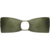 image:imageSteve Madden Womens Cutout Bandeau Bikini Top with Gold BeadsShine Bright Olive