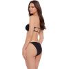 image:imageSteve Madden Womens Cutout Bandeau Bikini Top with Gold BeadsShine Bright Raven