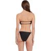 image:imageSteve Madden Womens Cutout Bandeau Bikini Top with Gold BeadsShine Bright Raven