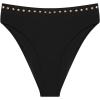 image:imageSteve Madden Womens High Leg High Waist Bikini Bottom with StudsBlack
