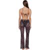 image:imageSteve Madden Womens Mesh Adjustable Tie Front Flare PantStatic Leopard