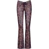 image:imageSteve Madden Womens Mesh Adjustable Tie Front Flare PantStatic Leopard