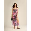 image:imageSteve Madden Womens Mesh Cowl Neck Coverup Maxi Dress with High SlitsDazy Fields