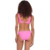 image:imageSteve Madden Womens Ring Front Swim Bralette TopNeon Pink