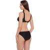 image:imageSteve Madden Womens Ring Front Swim Bralette TopRaven
