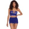 image:imageSteve Madden Womens Ruched Mesh Coverup Mini SkirtMidnight