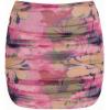 image:imageSteve Madden Womens Ruched Mesh Coverup Mini SkirtSuper Bloom