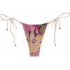 image:imageSteve Madden Womens Ruched Side Tie Tanga Bikini Bottom with Pearl DetailSuper Bloom