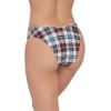 image:imageSteve Madden Womens Scoop Hipster Bikini Bottom with Cheeky CoverageMad About Plaid