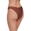 image:imageSteve Madden Womens Scoop Hipster Bikini Bottom with Cheeky CoverageShine Bright Oak Brown
