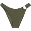 image:imageSteve Madden Womens Scoop Hipster Bikini Bottom with Cheeky CoverageShine Bright Olive