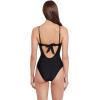 image:imageSteve Madden Womens Scoop Neck One Piece Swimsuit with Gold Chain Detail and Tie BackRaven