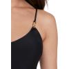 image:imageSteve Madden Womens Scoop Neck One Piece Swimsuit with Gold Chain Detail and Tie BackRaven