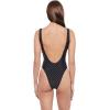 image:imageSteve Madden Womens Side Cutout One Piece Swimsuit with Pearl ButtonsDarling Dot