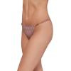 image:imageSteve Madden Womens Strap Side Bikini Bottom with Gold BeadsChevron Shine Orchid