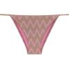 image:imageSteve Madden Womens Strap Side Bikini Bottom with Gold BeadsChevron Shine Orchid