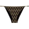 image:imageSteve Madden Womens Strap Side Bikini Bottom with Gold BeadsChevron Shine Raven