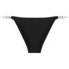 image:imageSteve Madden Womens Strap Side Bikini Bottom with Gold ChainBlack Ivory
