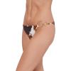 image:imageSteve Madden Womens Strap Side Bikini Bottom with Gold Double RingHideout