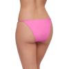image:imageSteve Madden Womens Strap Side Bikini Bottom with Gold Double RingNeon Pink
