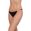 image:imageSteve Madden Womens Strap Side Bikini Bottom with Gold Double RingRaven