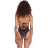 image:imageSteve Madden Womens Strappy Cutout Triangle One Piece SwimsuitPurfection