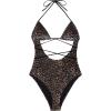 image:imageSteve Madden Womens Strappy Cutout Triangle One Piece SwimsuitPurfection