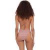 image:imageSteve Madden Womens Underwire Scoop Neck XBack Demi Bikini TopChevron Shine Orchid