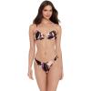 image:imageSteve Madden Womens XBack Ring Front Swim Bralette TopChloette Orchid