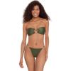 image:imageSteve Madden Womens Cutout Bandeau Bikini Top with Gold BeadsShine Bright Olive