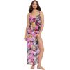 image:imageSteve Madden Womens Mesh Cowl Neck Coverup Maxi Dress with High SlitsDazy Fields