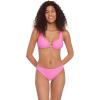 image:imageSteve Madden Womens Ring Front Swim Bralette TopNeon Pink