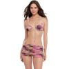 image:imageSteve Madden Womens Ruched Mesh Coverup Mini SkirtSuper Bloom