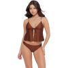 image:imageSteve Madden Womens Tie Front Crop Swim Tankini TopShine Bright Oak Brown