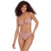 image:imageSteve Madden Womens Underwire Scoop Neck XBack Demi Bikini TopChevron Shine Orchid