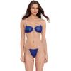 image:imageSteve Madden Womens Underwire Scoop Neck XBack Demi Bikini TopMidnight