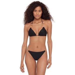 image:imageSteve Madden Womens Adjustable Triangle Bikini Top with Gold Double RingRaven
