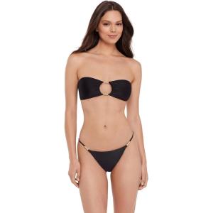 image:imageSteve Madden Womens Cutout Bandeau Bikini Top with Gold BeadsShine Bright Raven