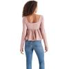 image:imageSteve Madden Womens Apparel Avielle TopRose Smoke