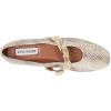 image:imageSteve Madden Womens Poppin Ballet FlatNatural Snake